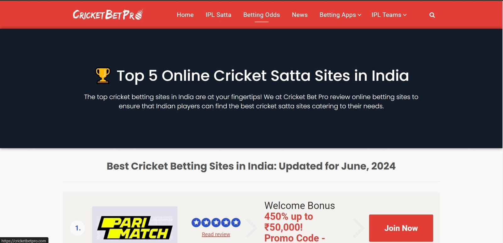 Cricket Bet Pro